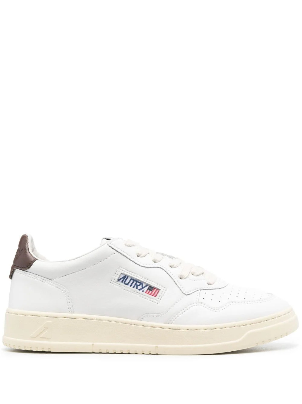 Sneakers AUTRY Blanc/Marron
