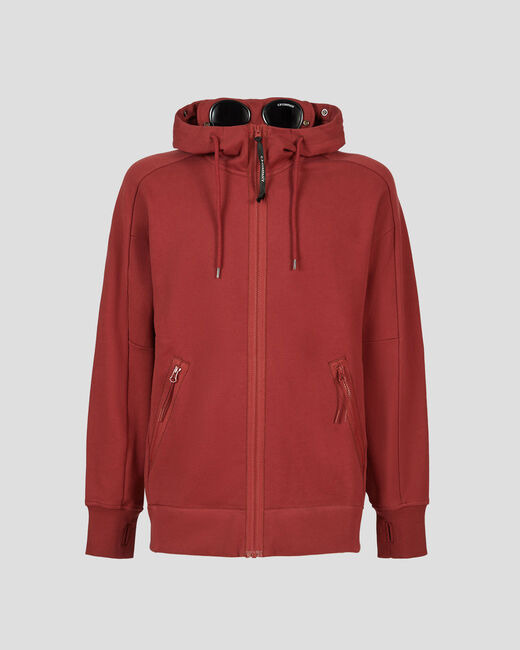 Hoodie zip CP COMPANY Ketchup