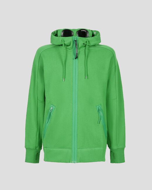Hoodie zip CP COMPANY Green classic