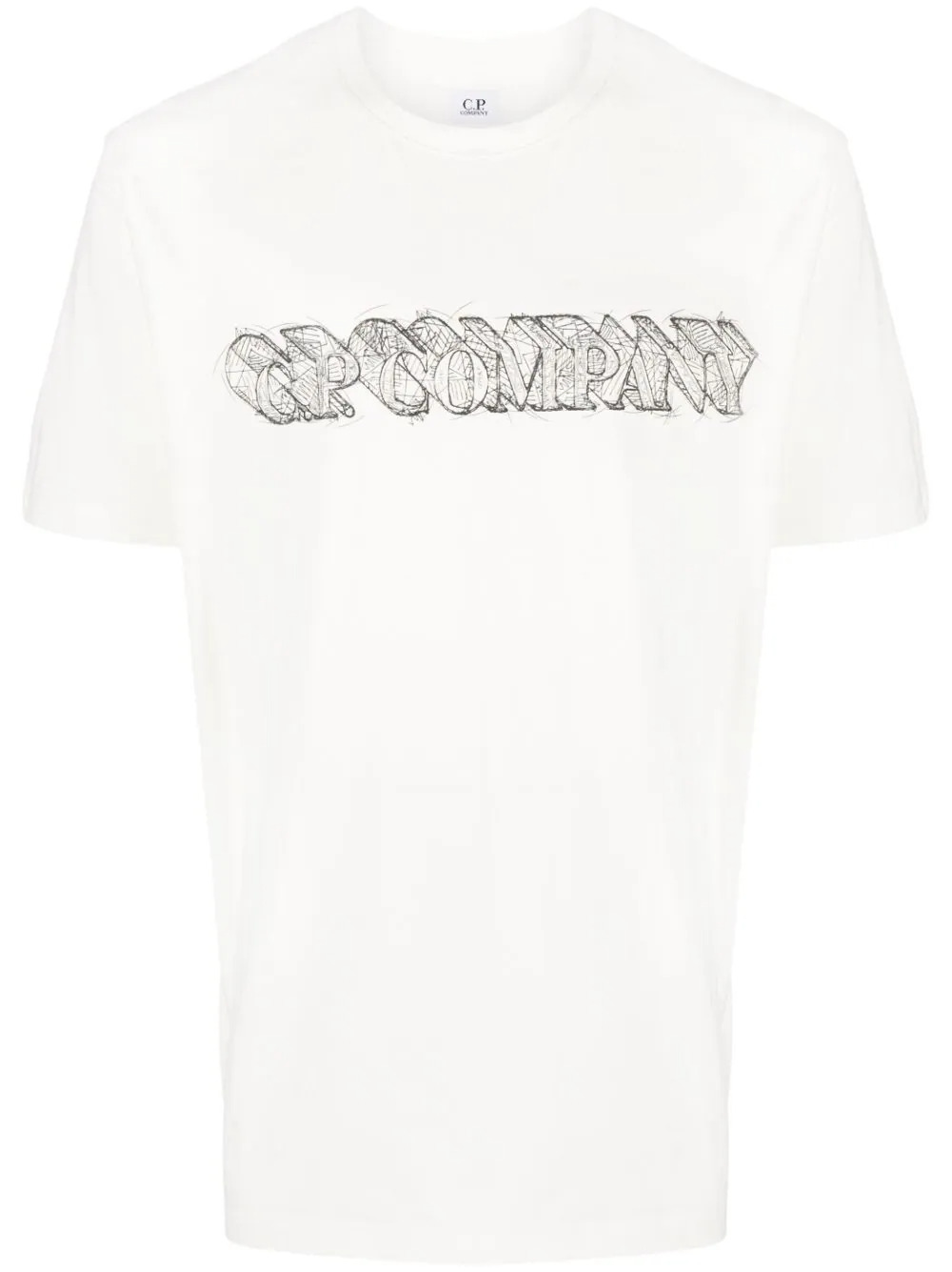 T-Shirt CP COMPANY Blanc gauze