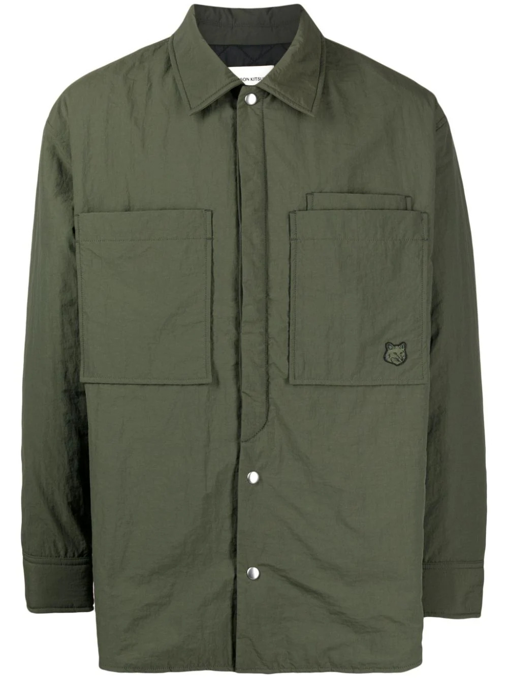 Overshirt MAISON KITSUNÉ Green military