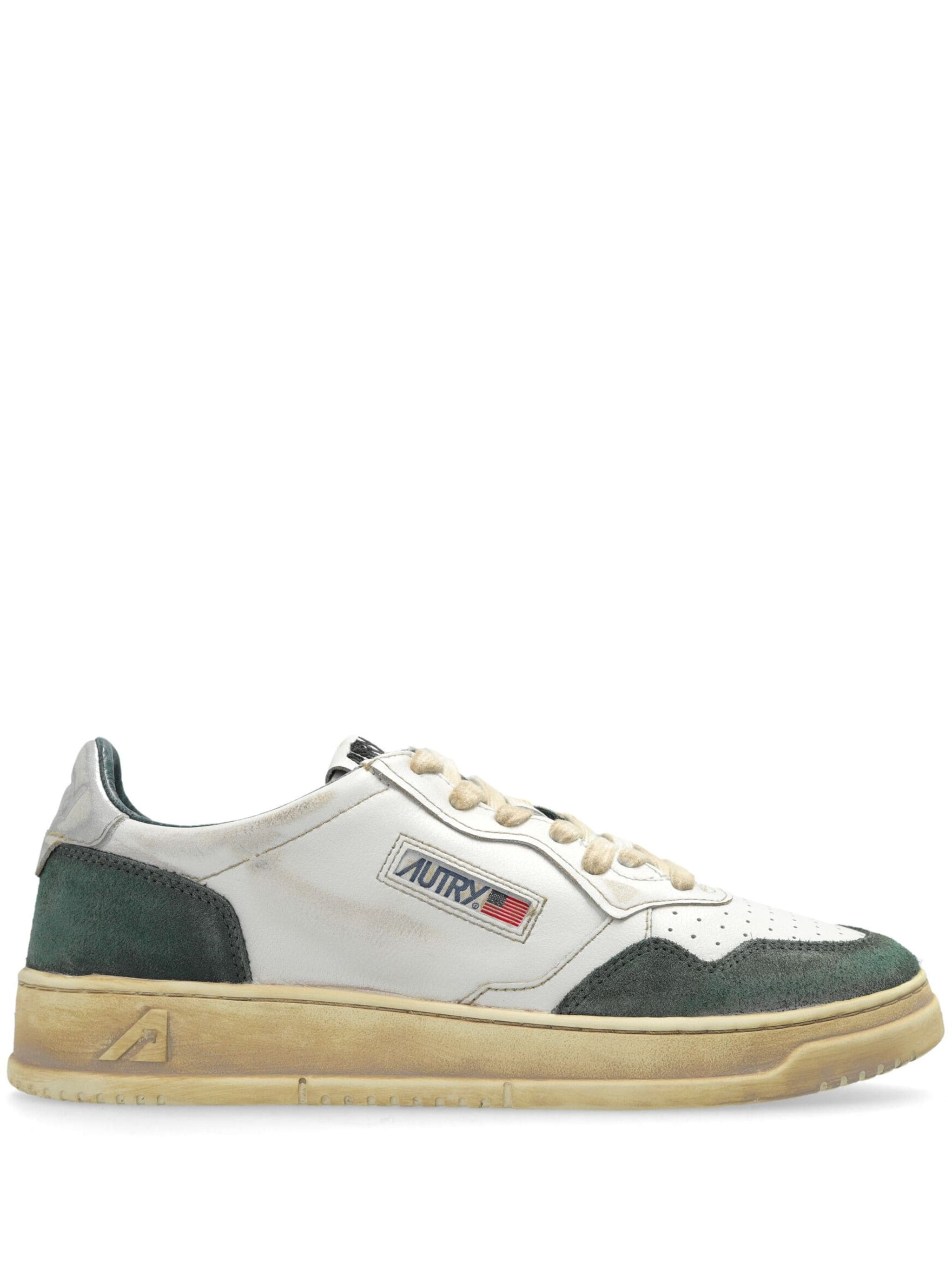 Sneakers AUTRY Blanc/Green Bleu