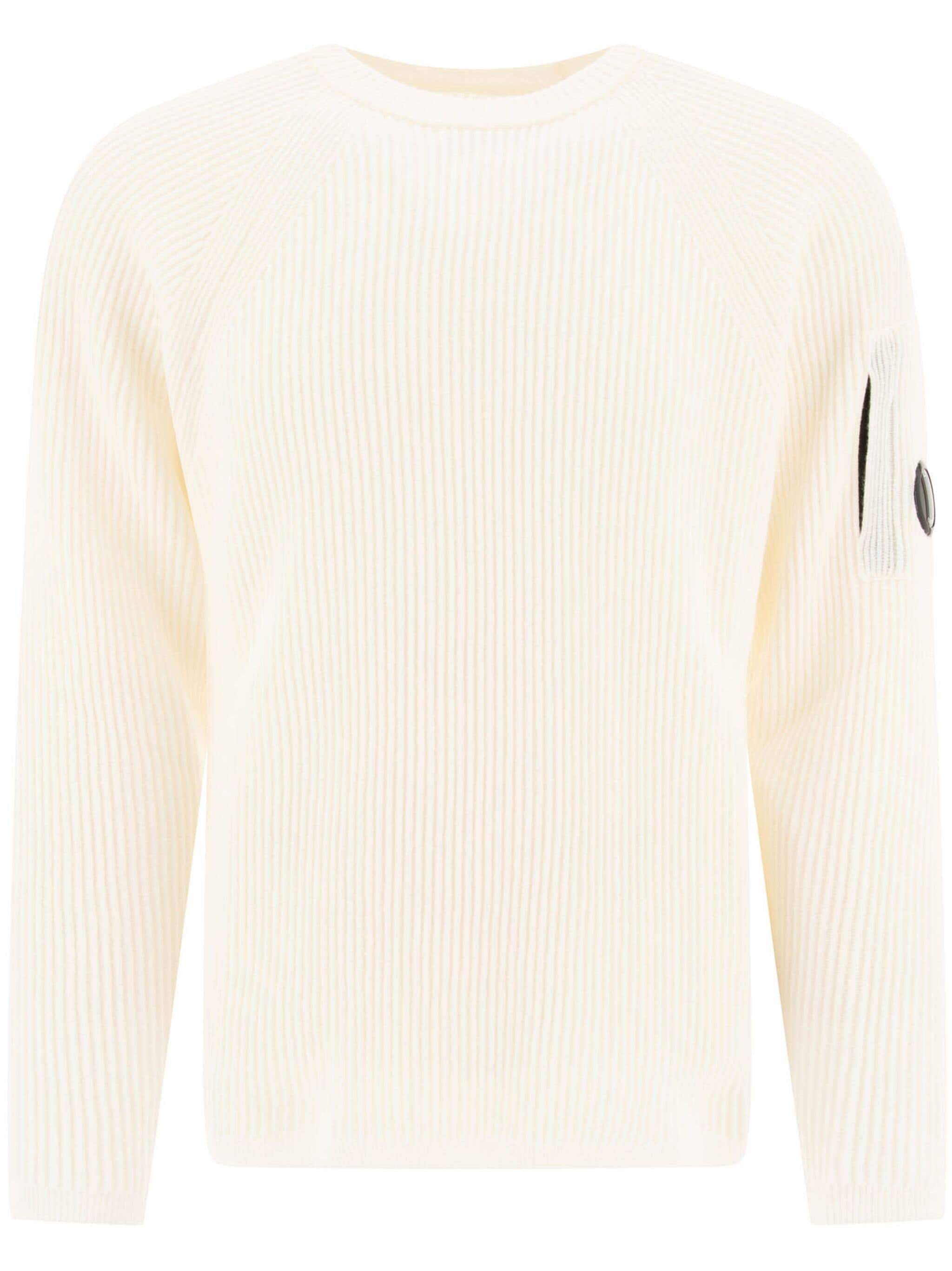 Pull CP COMPANY Blanc gauze