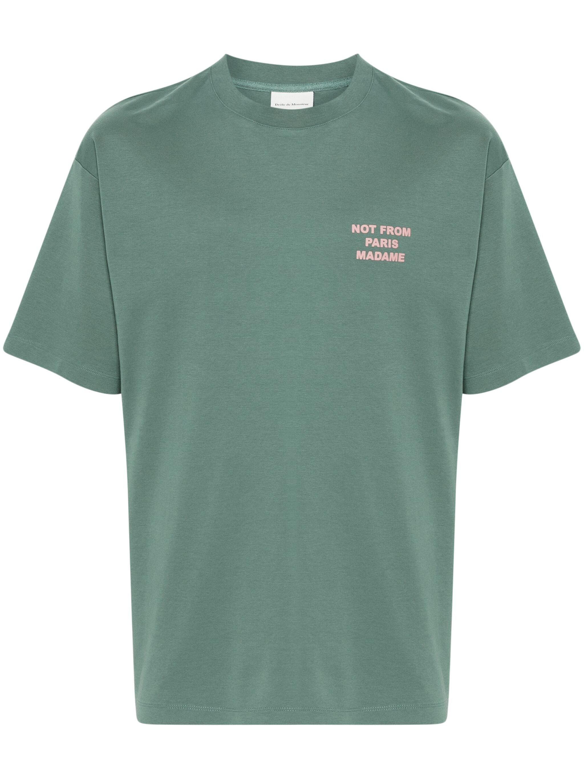 T-Shirt DROLE DE MONSIEUR Green Foncé