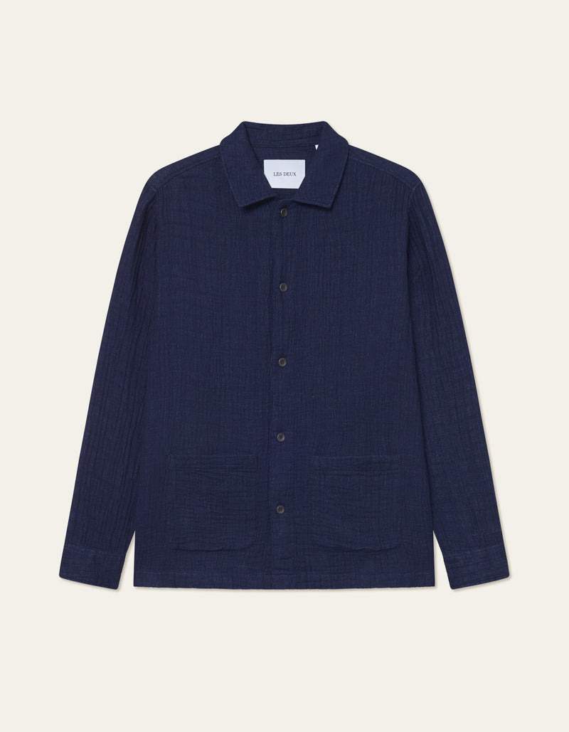 Overshirt LES DEUX Bleu marine Foncé