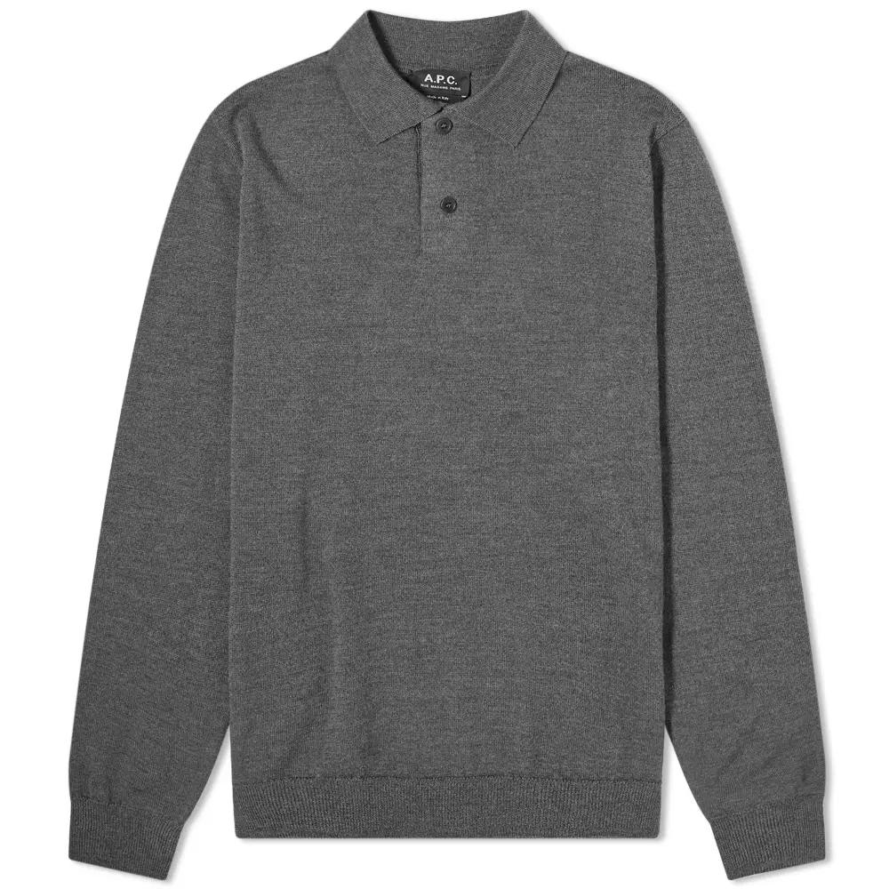 Polo APC Anthracite gris