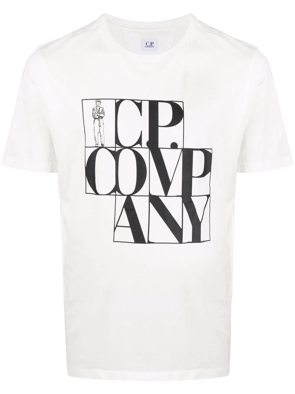 T-Shirt CP COMPANY Blanc