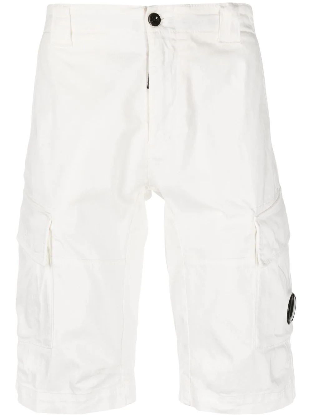 Short CP COMPANY Blanc gauze
