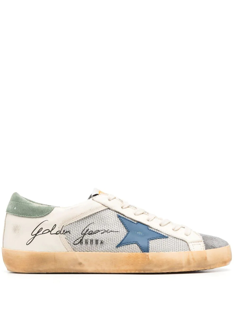Sneakers GOLDEN GOOSE Argent/Beige/Gris/Bleu/Militaire