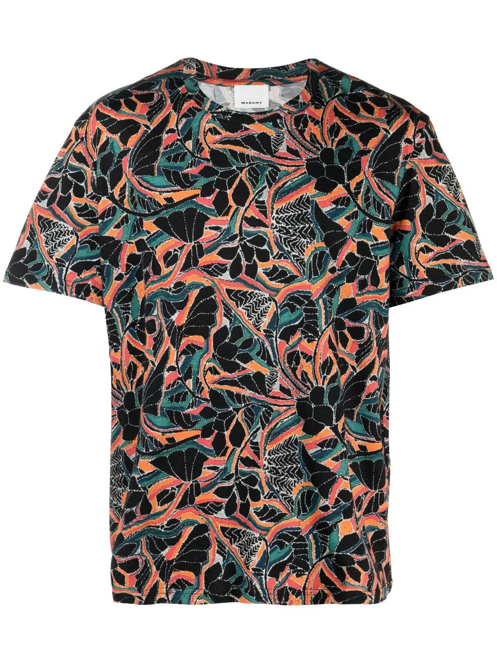 T-Shirt ISABEL MARANT Noir/Orange