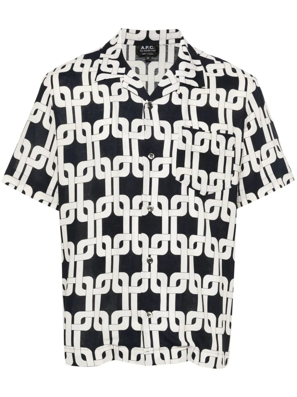 Chemises APC Bleu marine Foncé