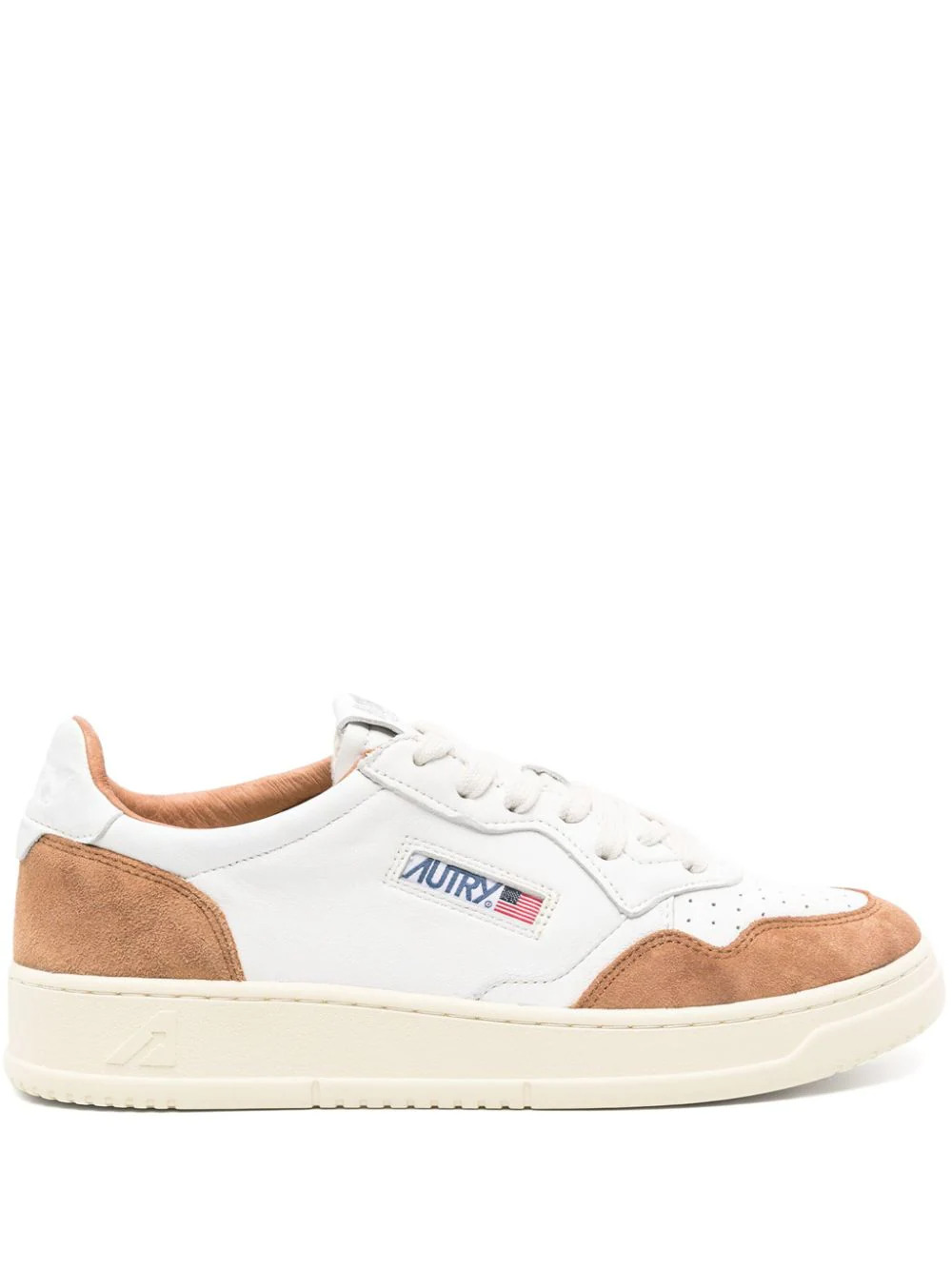 Sneakers AUTRY Blanc/Caramel