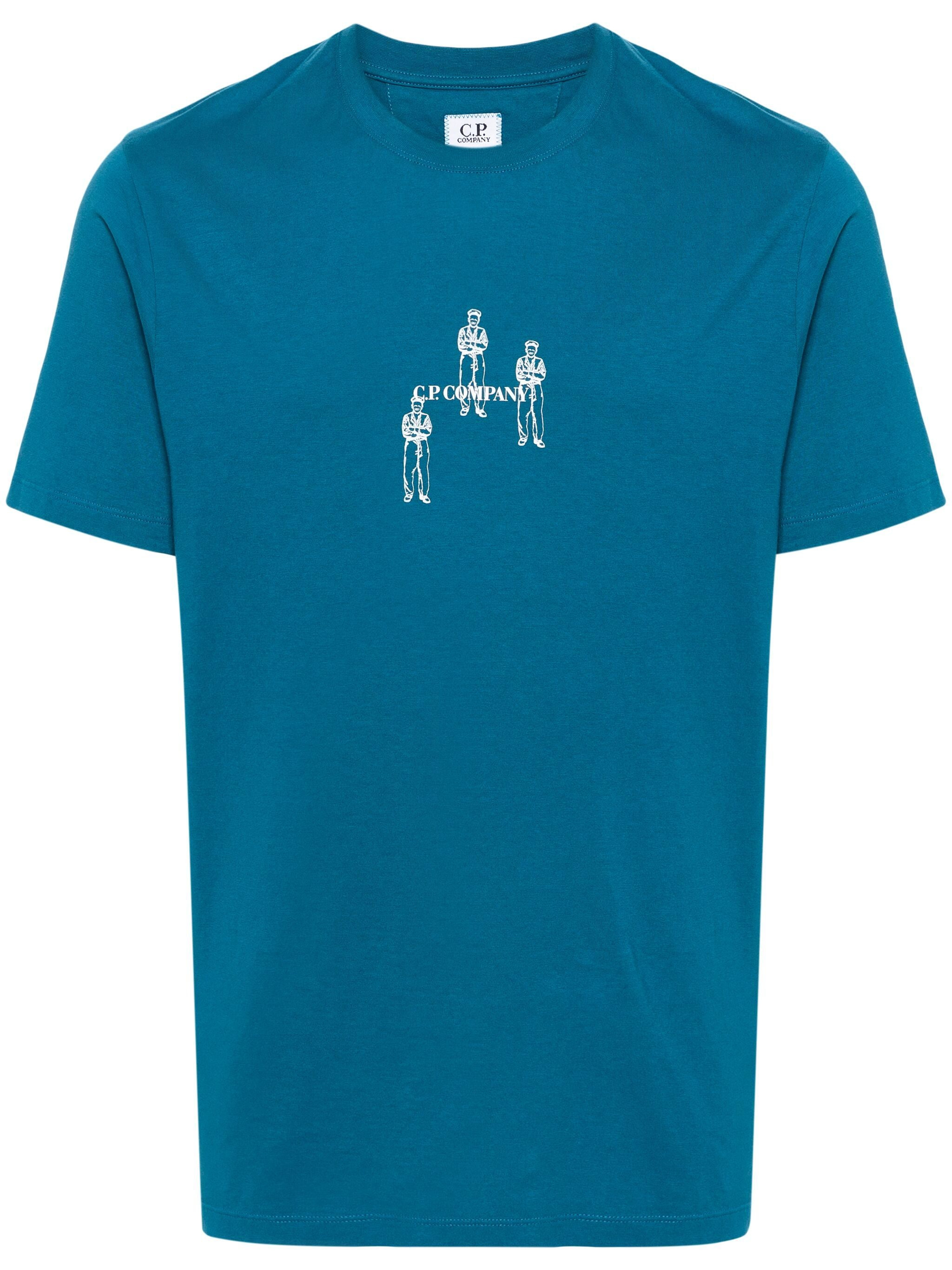 T-Shirt CP COMPANY Bleu ink