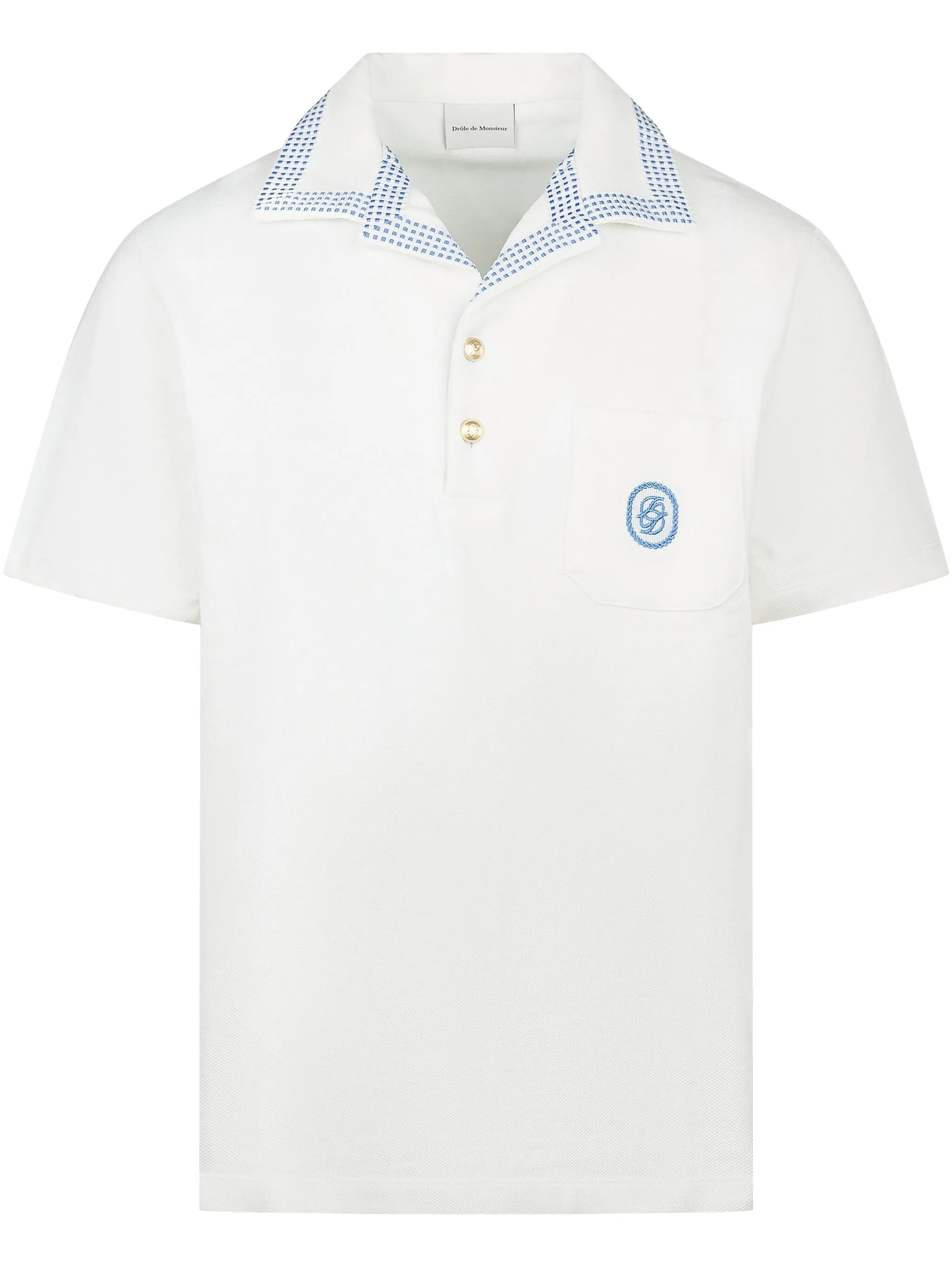 Polo DROLE DE MONSIEUR Blanc off