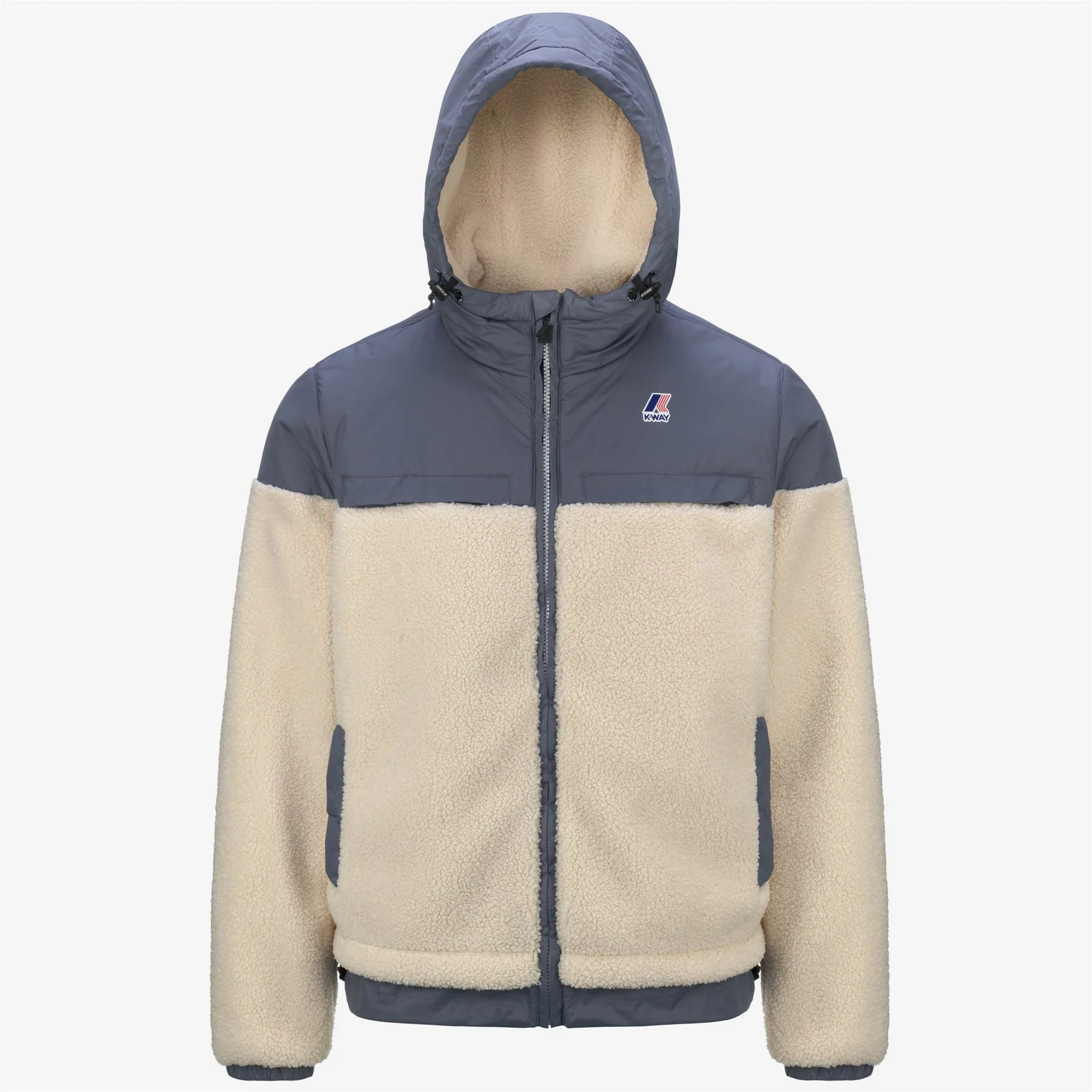 Veste K-WAY Ecru/Avion Bleu Gris
