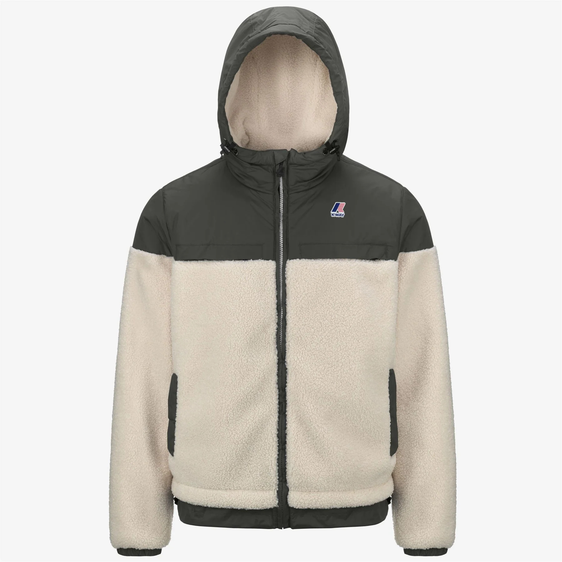 Veste K-WAY Ecru/Backish green