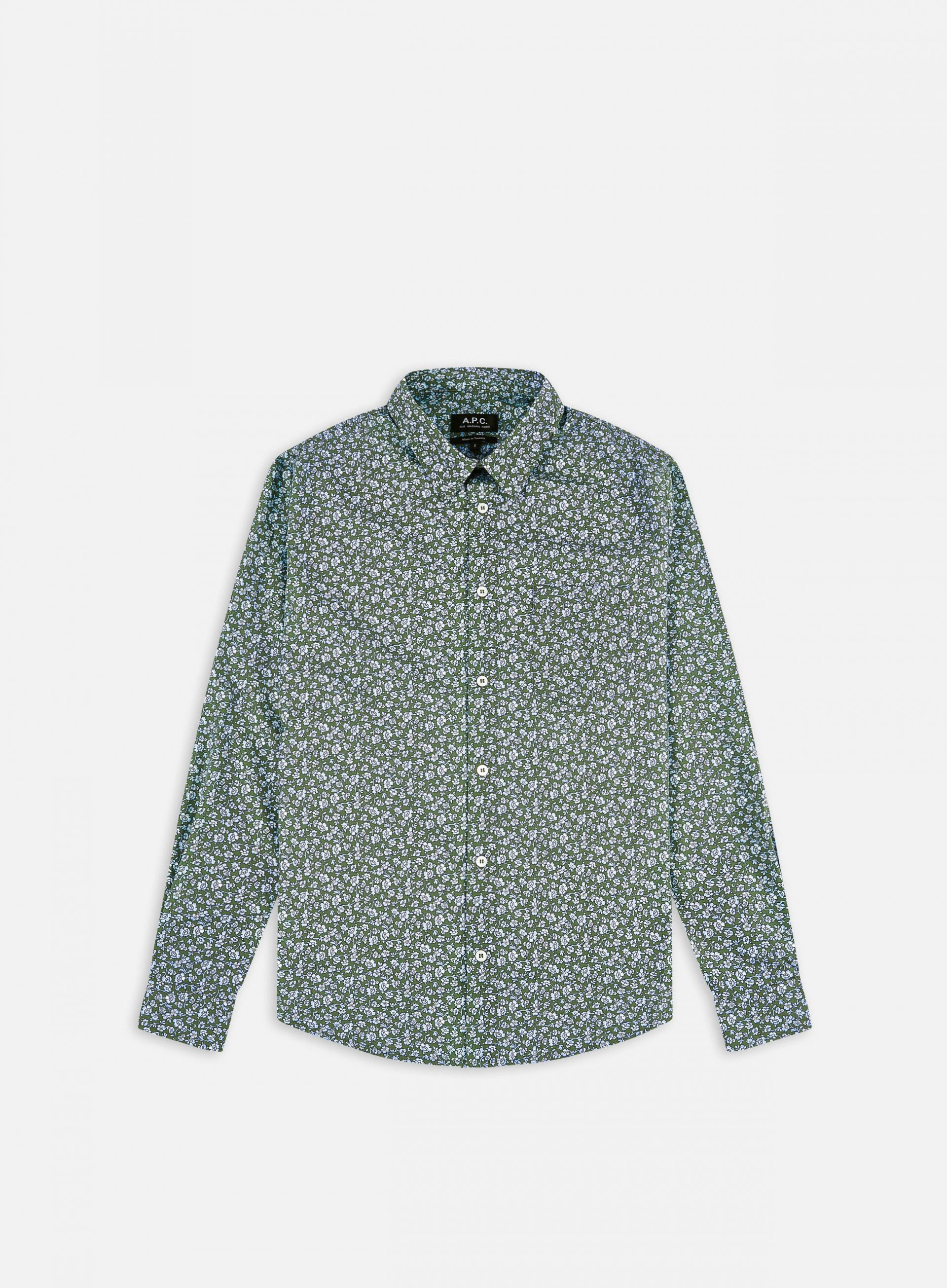 Chemise APC Vert