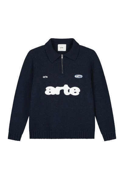 Polo ARTE ANTWERP Bleu marine