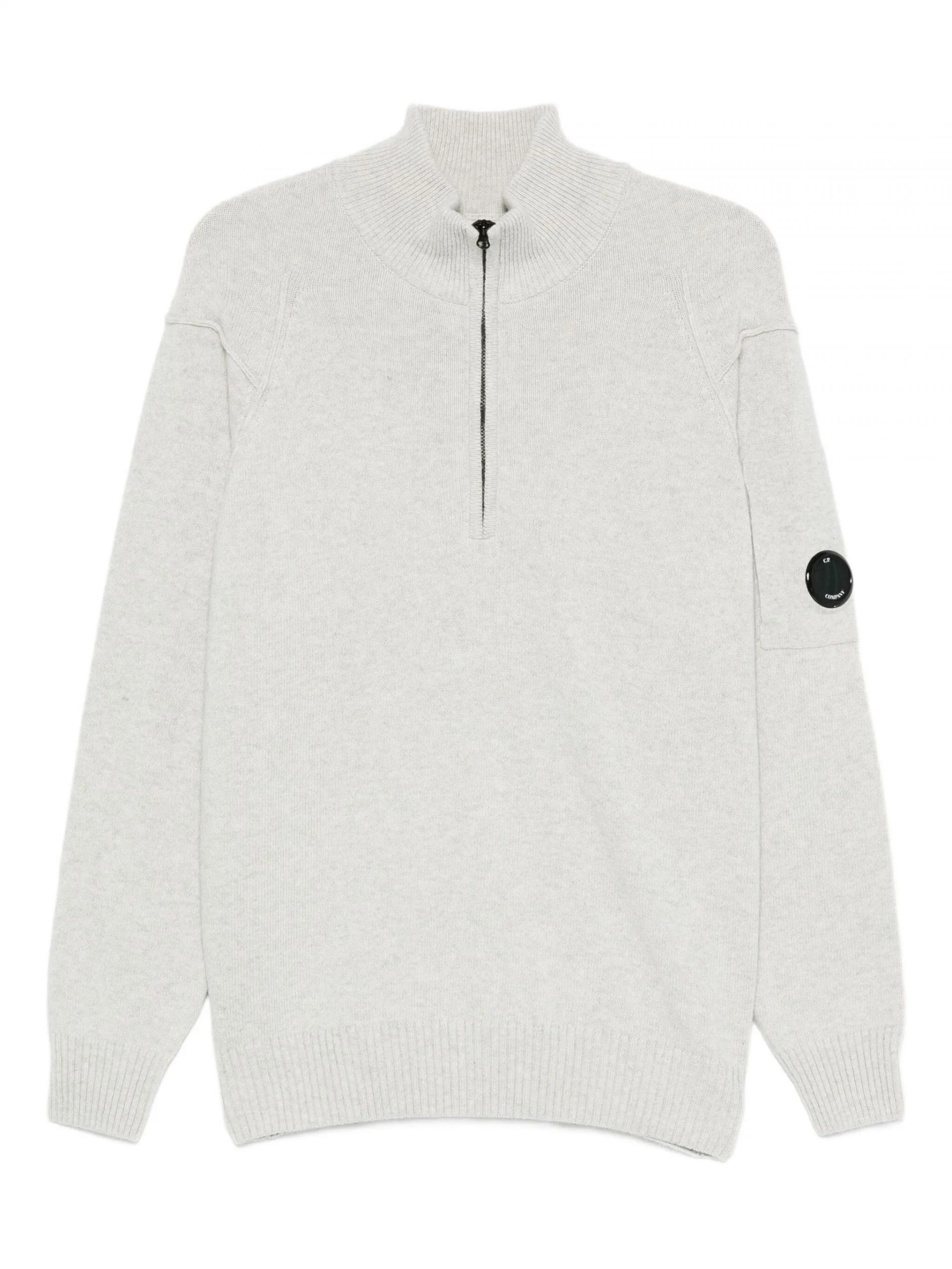 Pull CP COMPANY Melange Blanc off