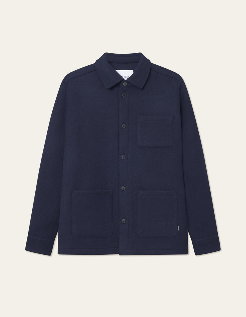 Overshirt LES DEUX Bleu marine Foncé