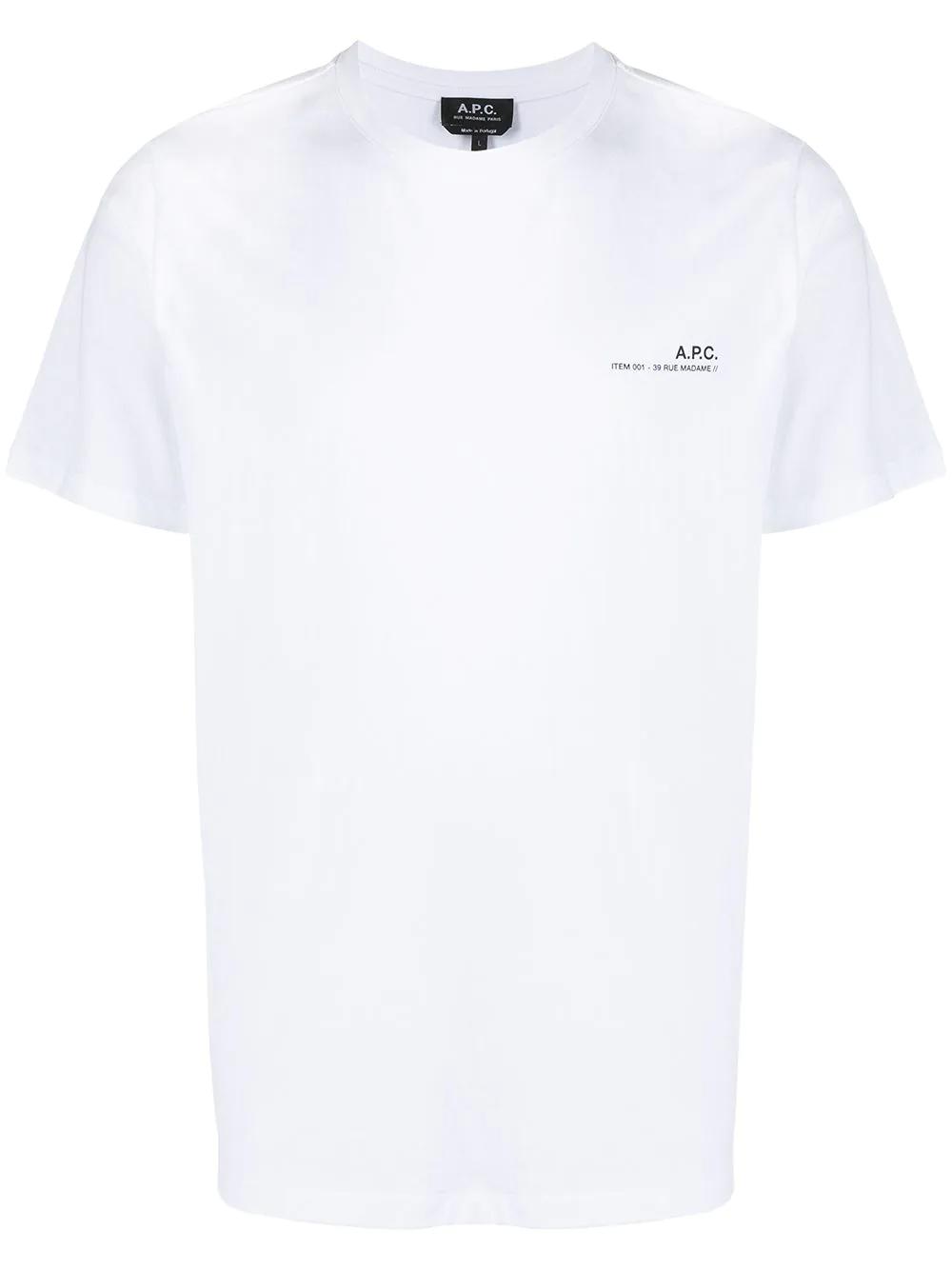 T-Shirt APC Blanc