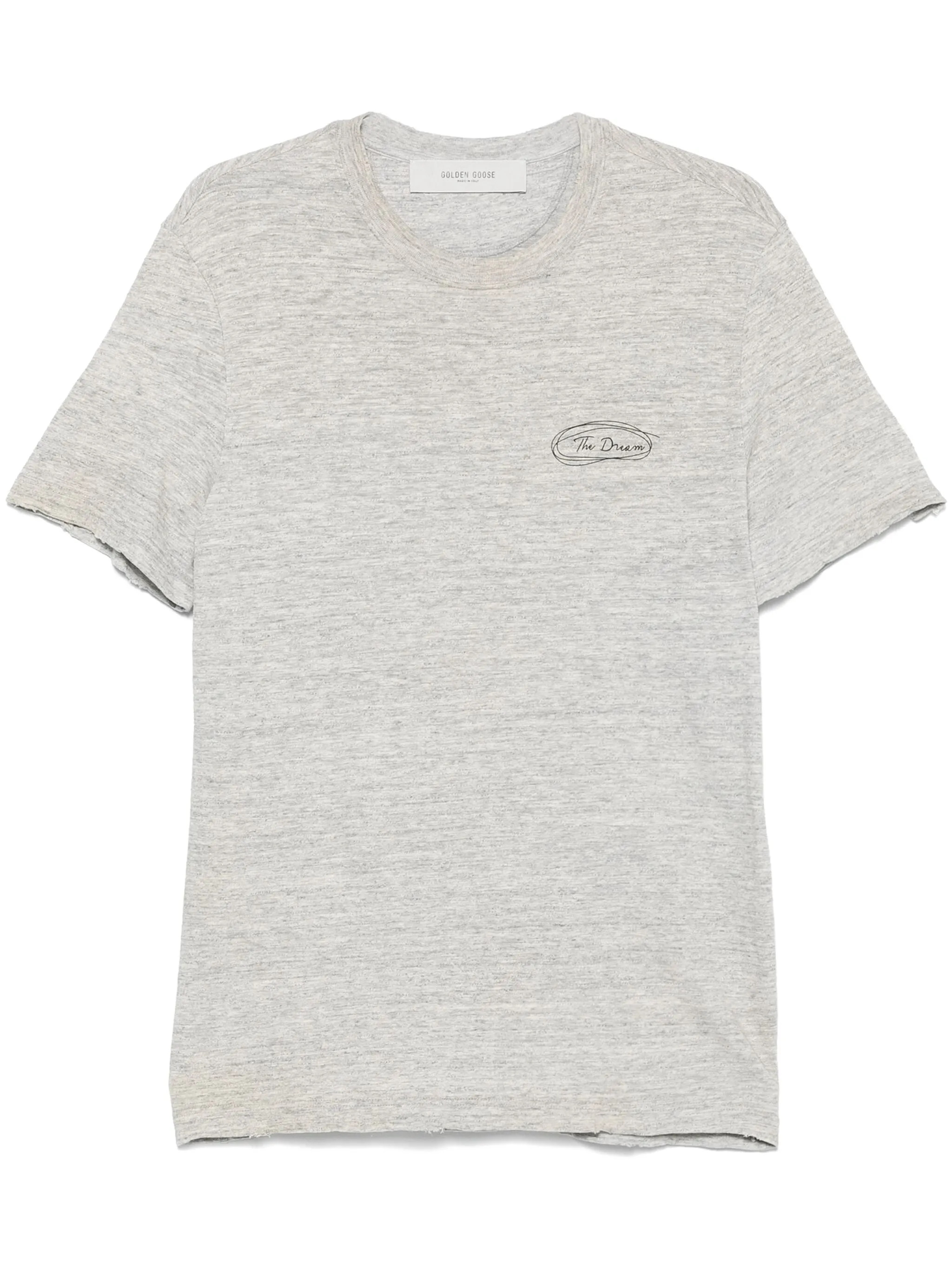 T-Shirt GOLDEN GOOSE Melange Gris/Noir