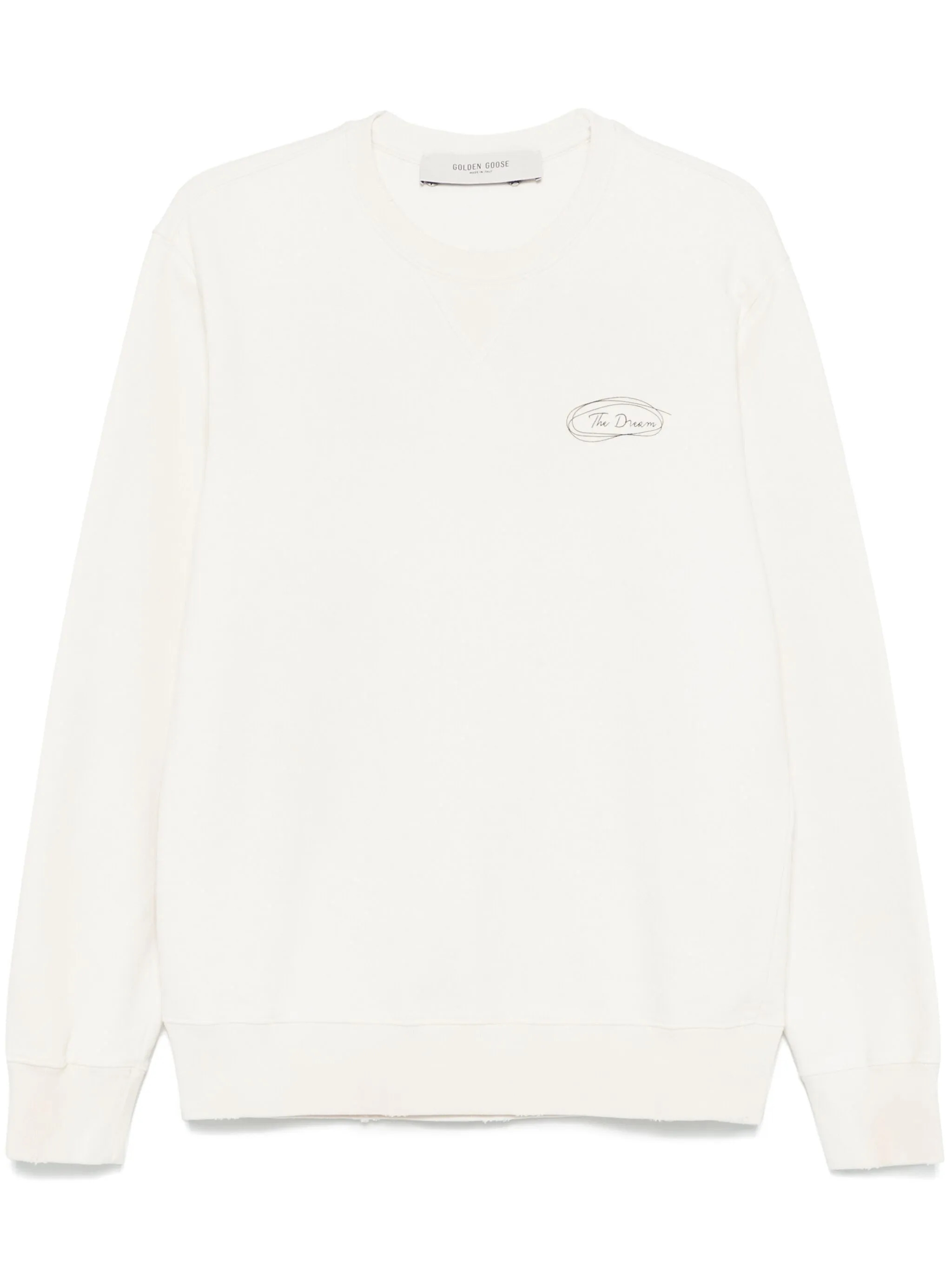 Sweat GOLDEN GOOSE Blanc heritage/Noir