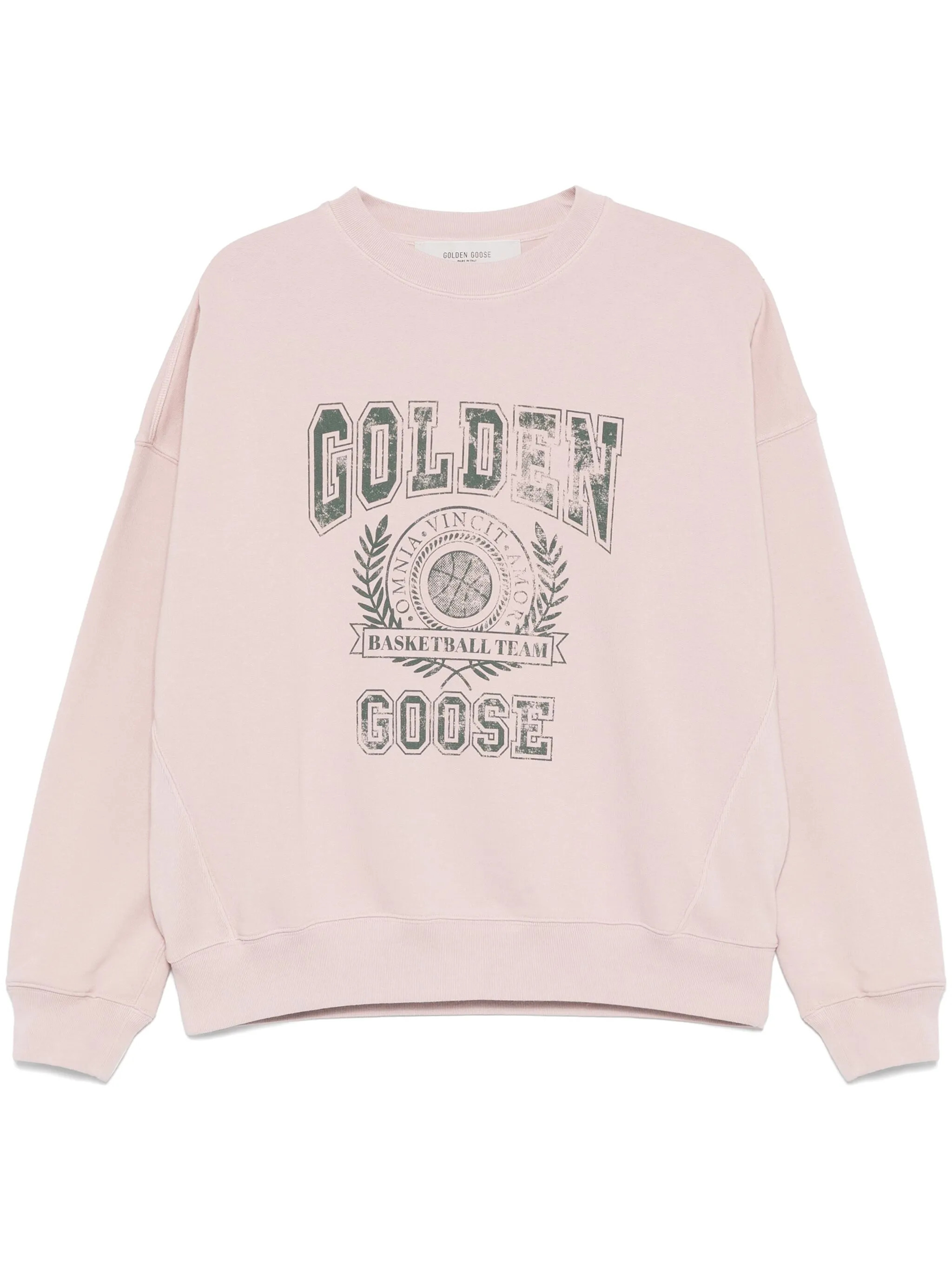 Sweat GOLDEN GOOSE Gris shadow/Green hunter