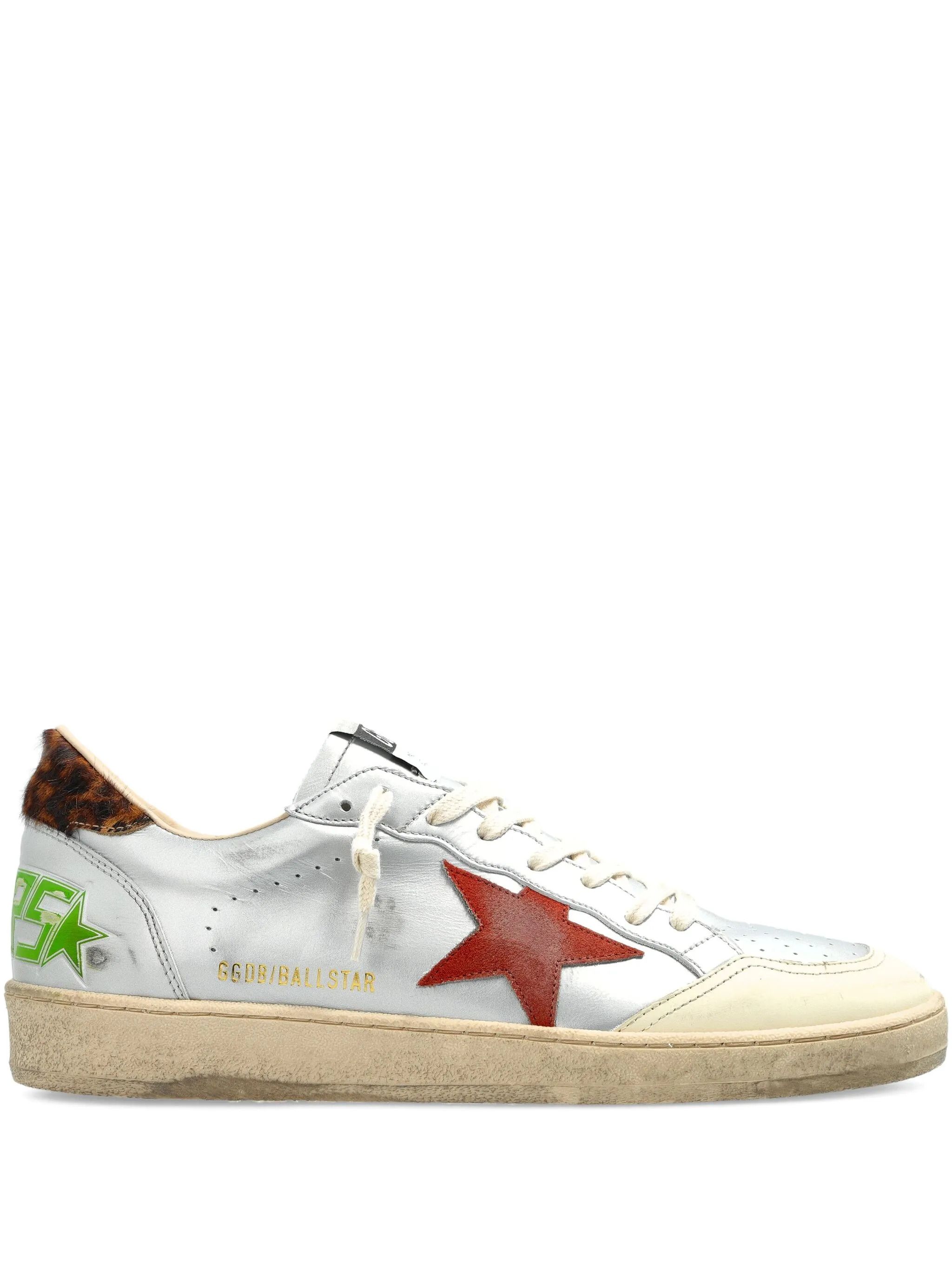 Sneakers GOLDEN GOOSE Argent/Crème/Lightred/Leo