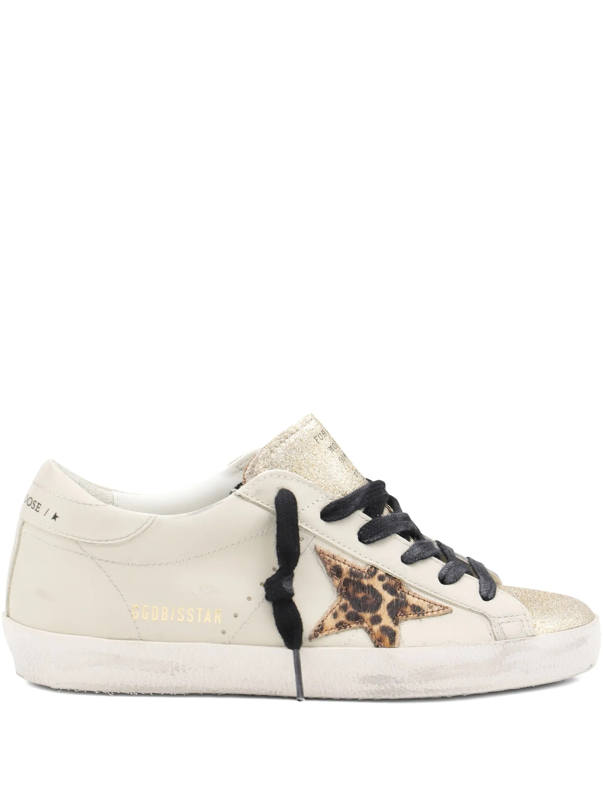 Sneakers GOLDEN GOOSE Beige Clair/Rouge Foncé