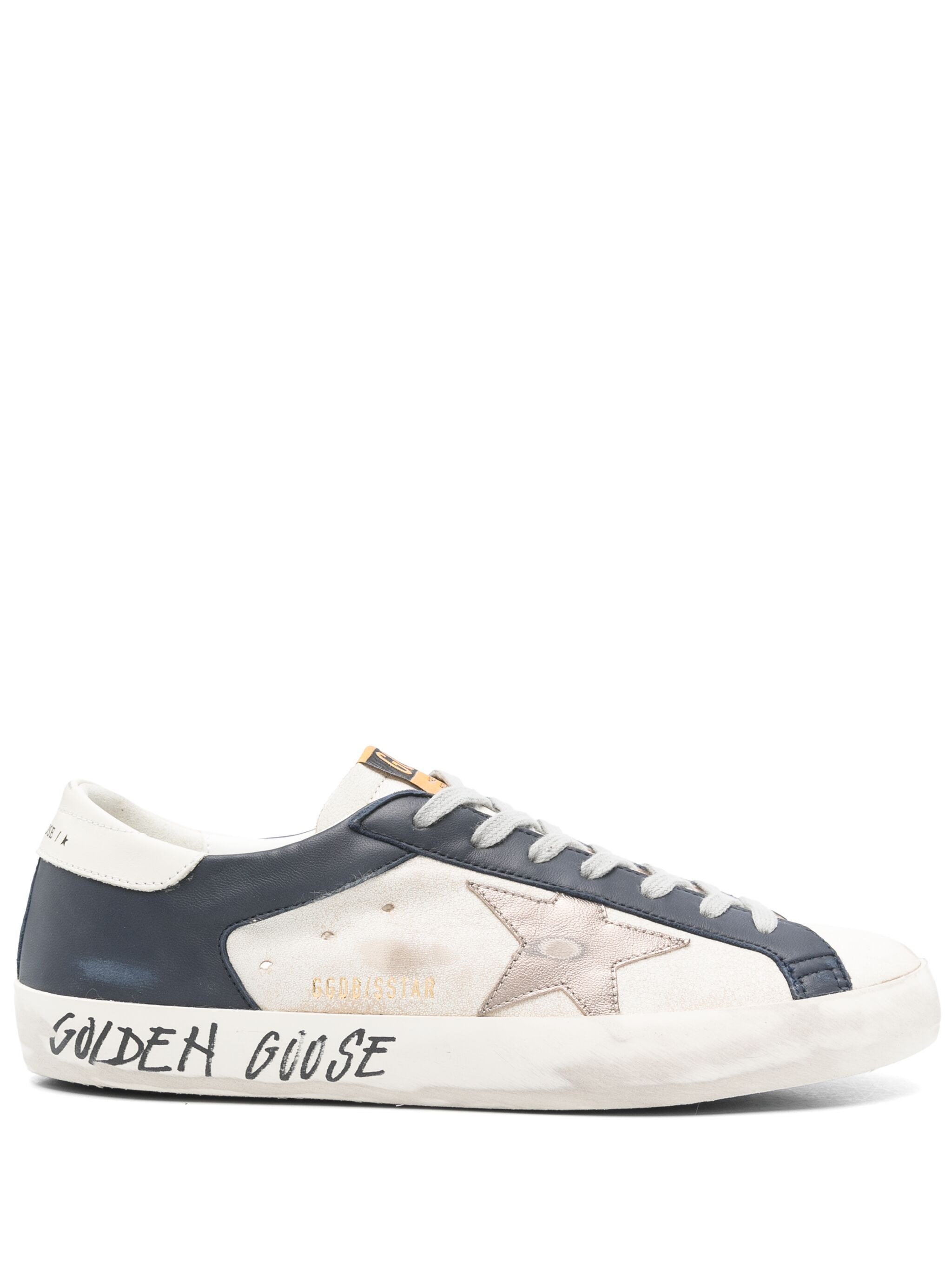 Sneakers GOLDEN GOOSE Blanc/Bleu Foncé/Metal gun