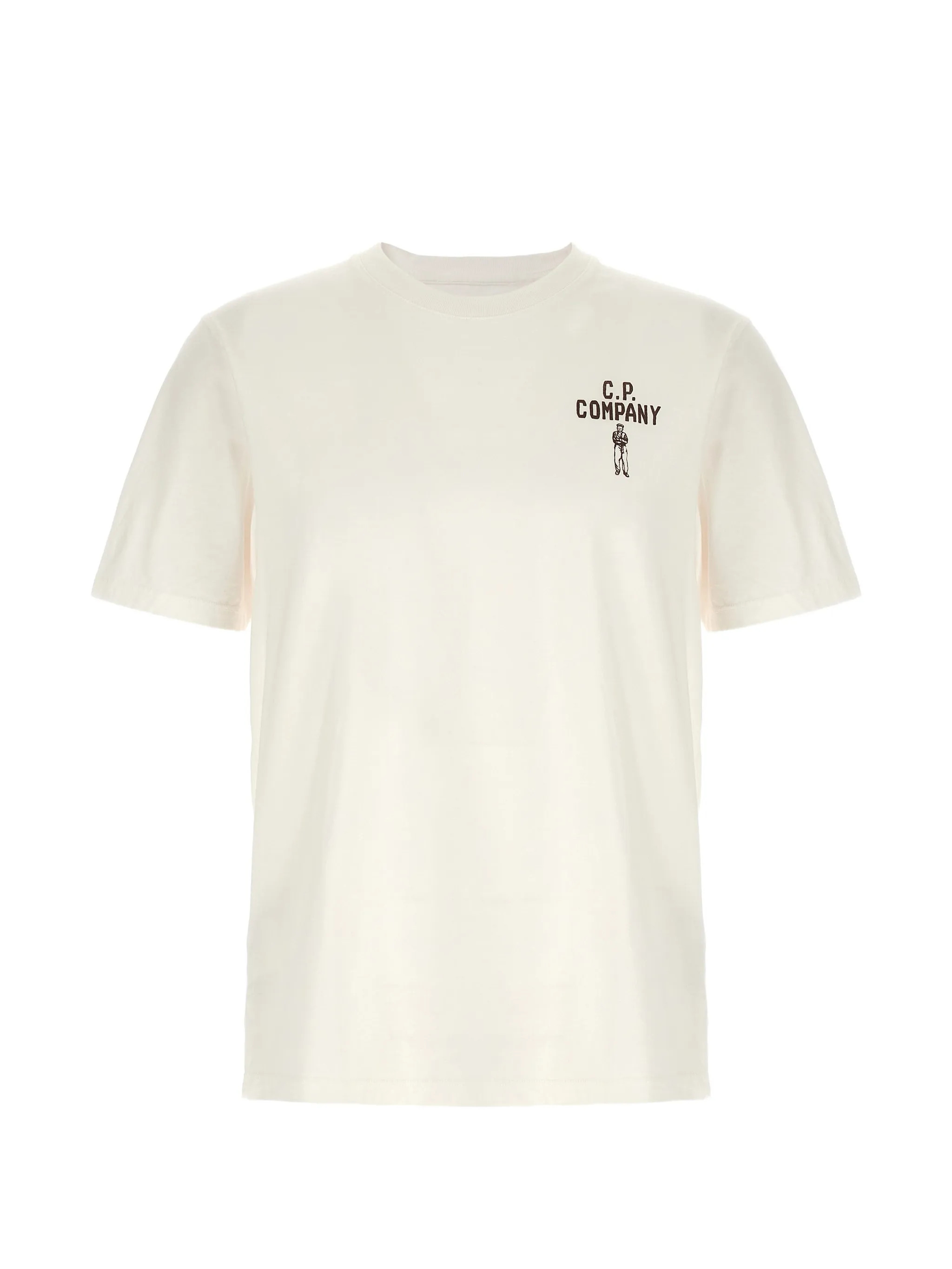 T-Shirt CP COMPANY Blanc gauze