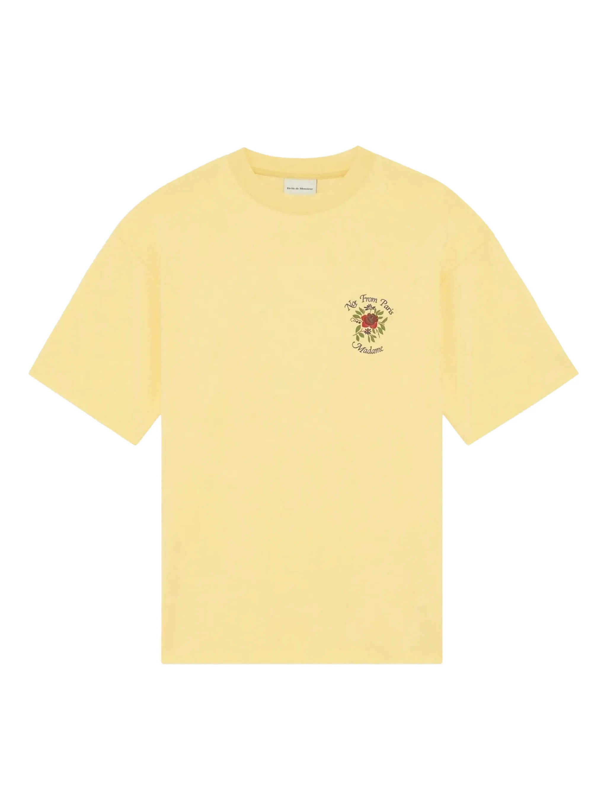 T-Shirt DROLE DE MONSIEUR Yellow Clair