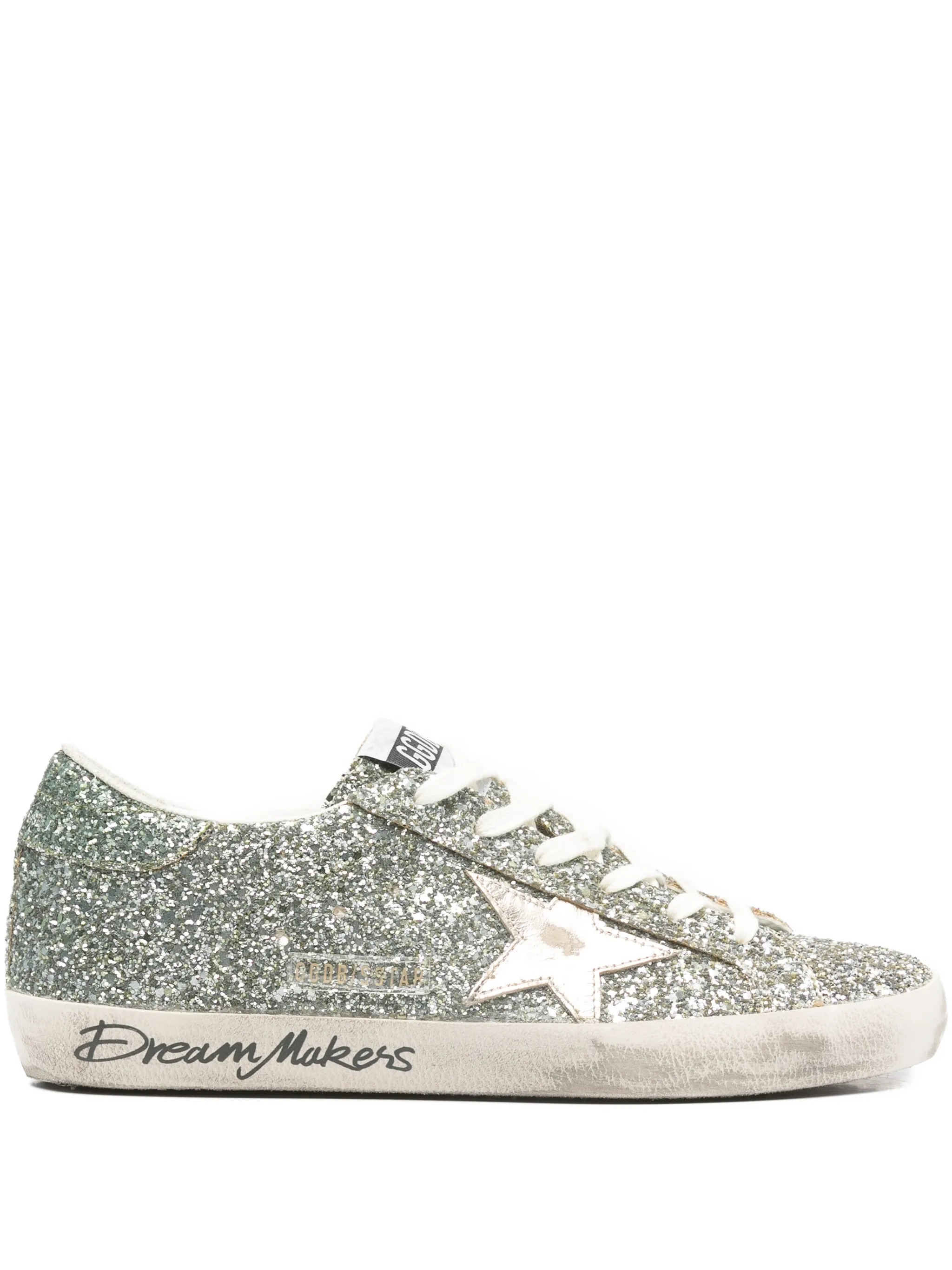 Sneakers GOLDEN GOOSE Platinium/Green
