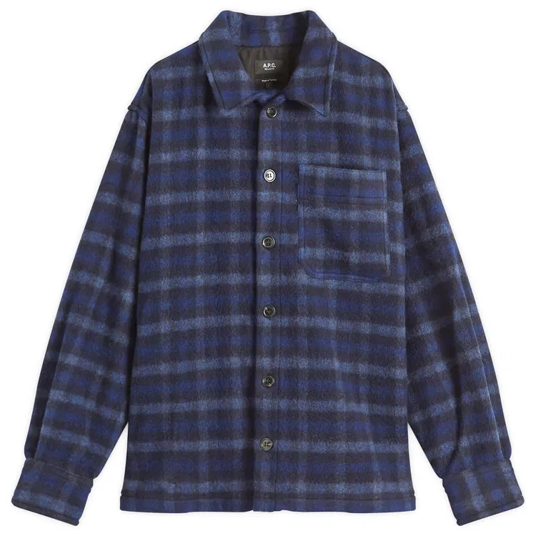 Overshirt APC Bleu marine Foncé