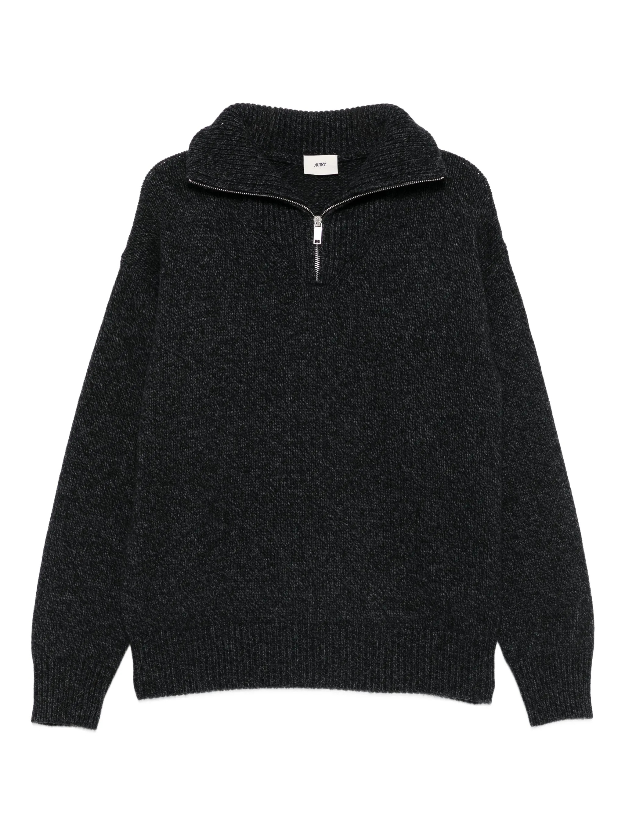 Sweater zip AUTRY Noir