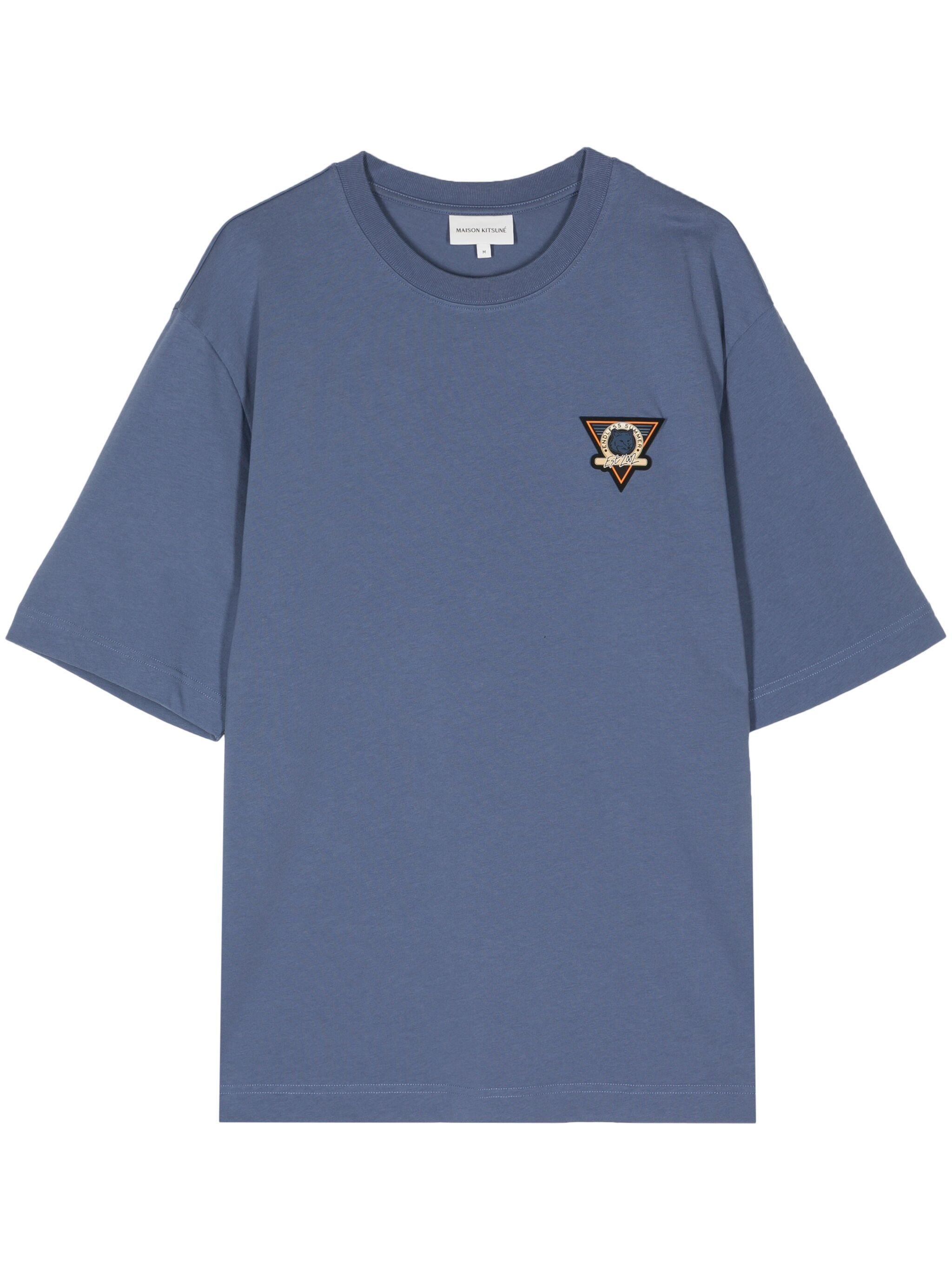 T-Shirt WWWMAISON KITSUNÉ Bleu storm