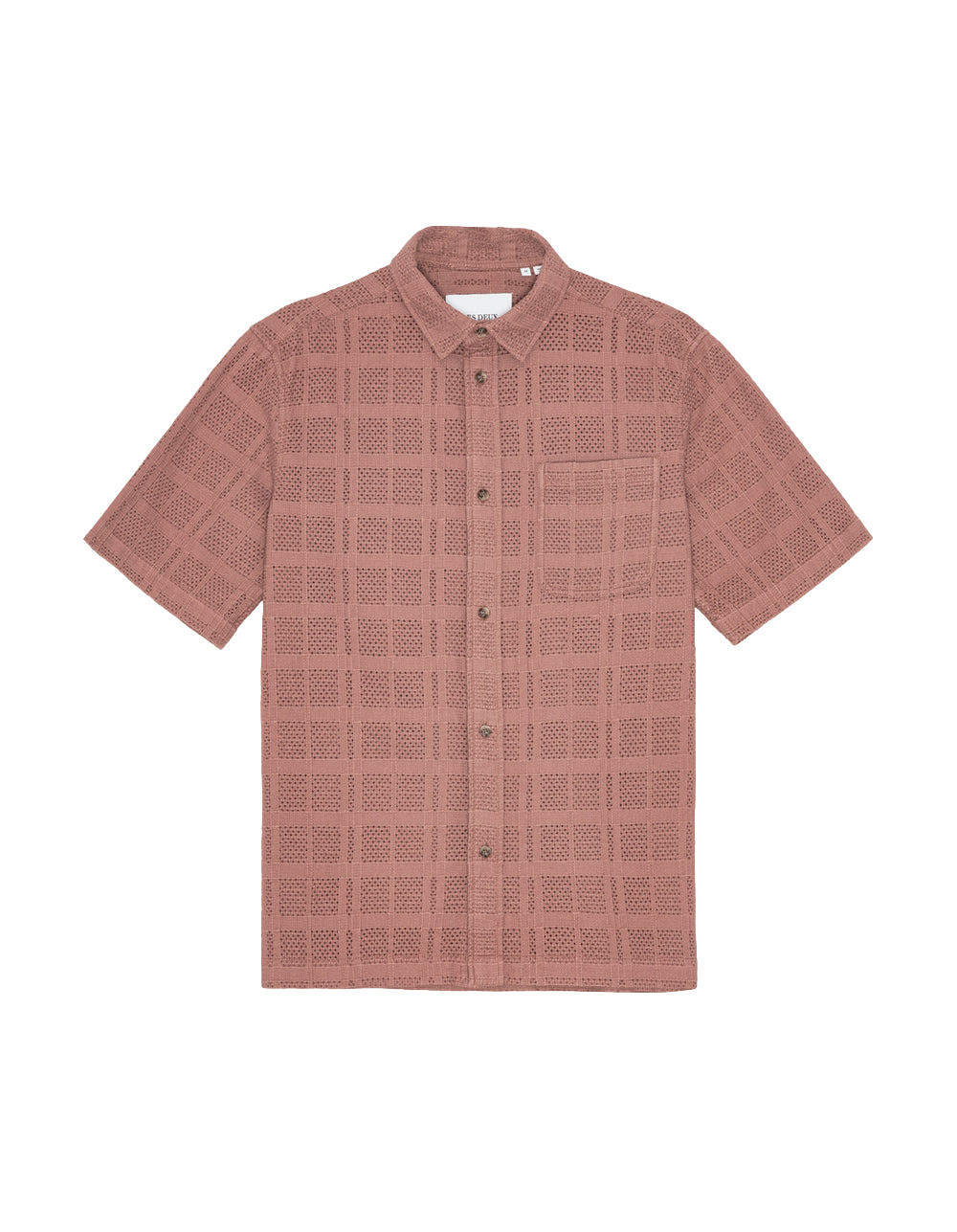 Chemises LES DEUX Rouge cognac