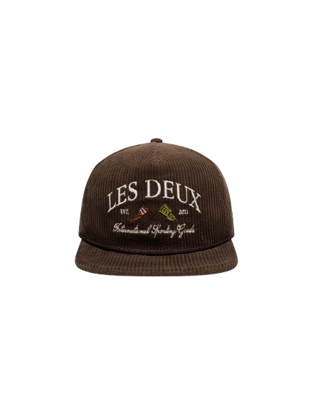 Casquette LES DEUX Marron slate