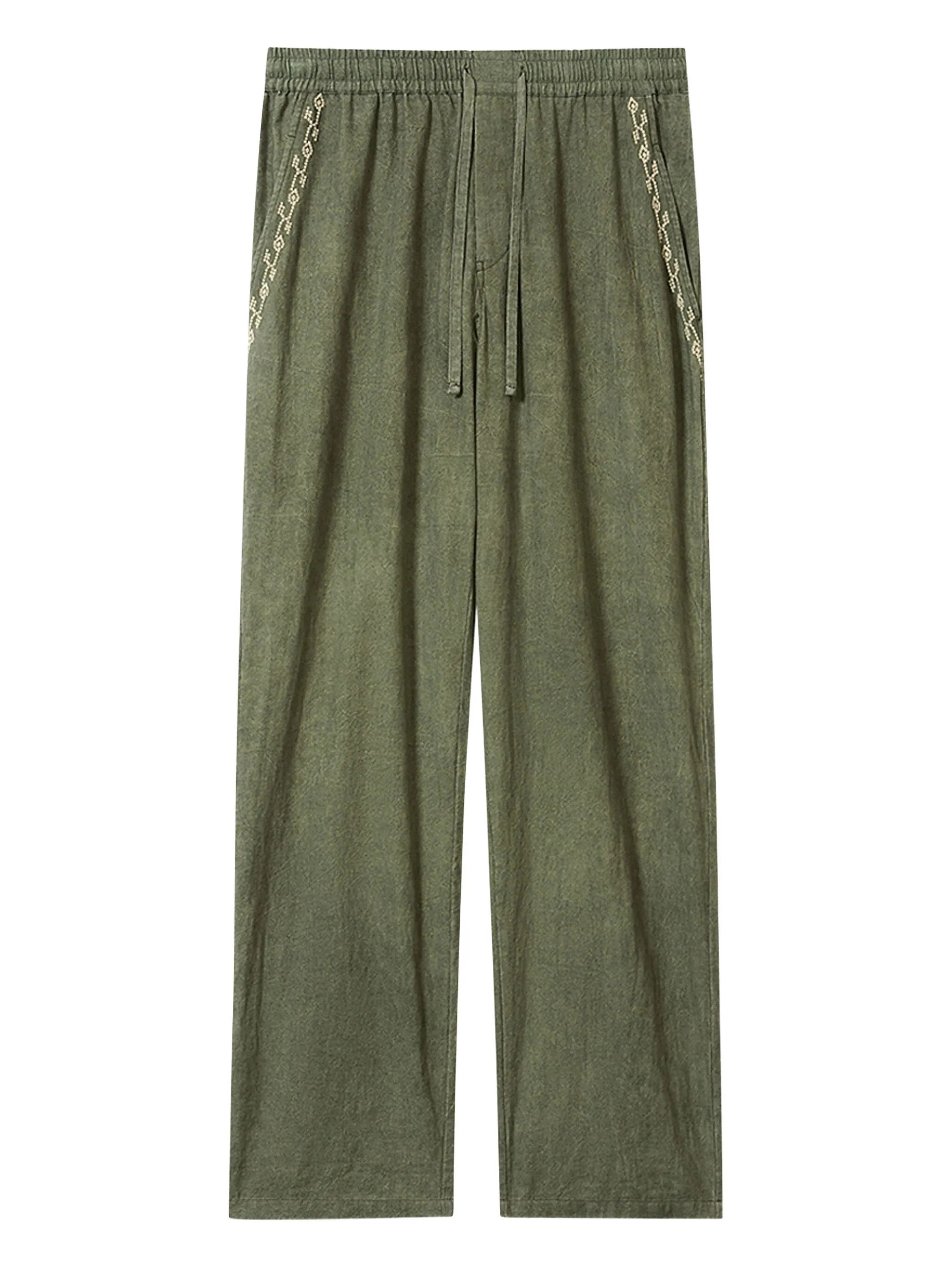 Pantalon ISABEL MARANT Kaki Clair
