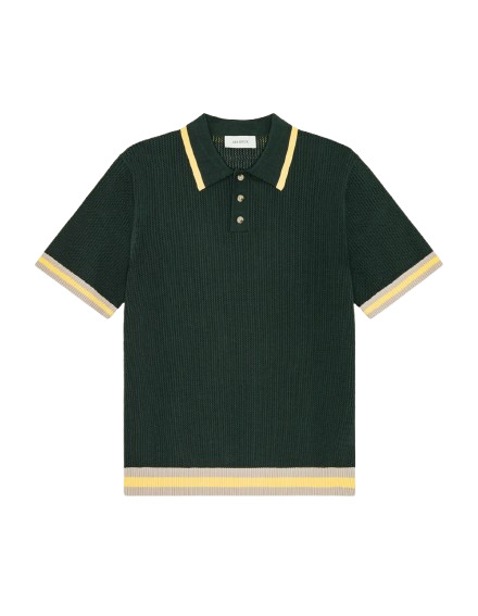 Polo LES DEUX Green pine