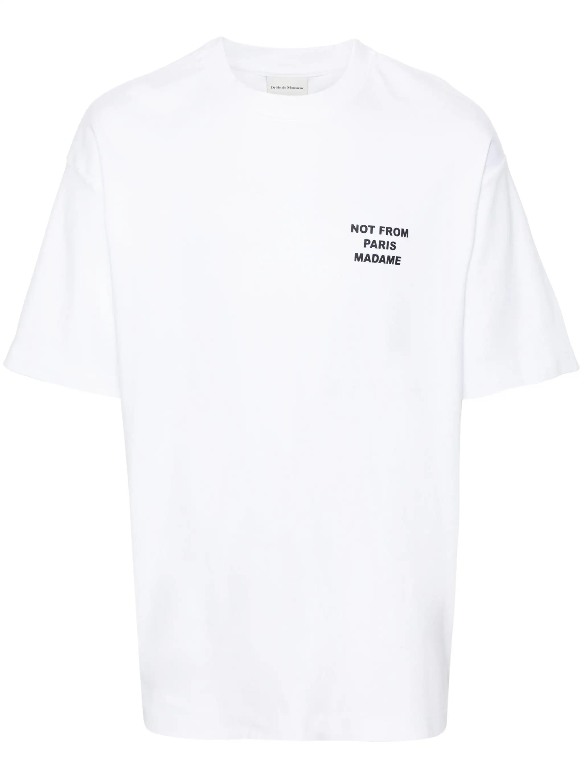 T-Shirt DROLE DE MONSIEUR Blanc optic