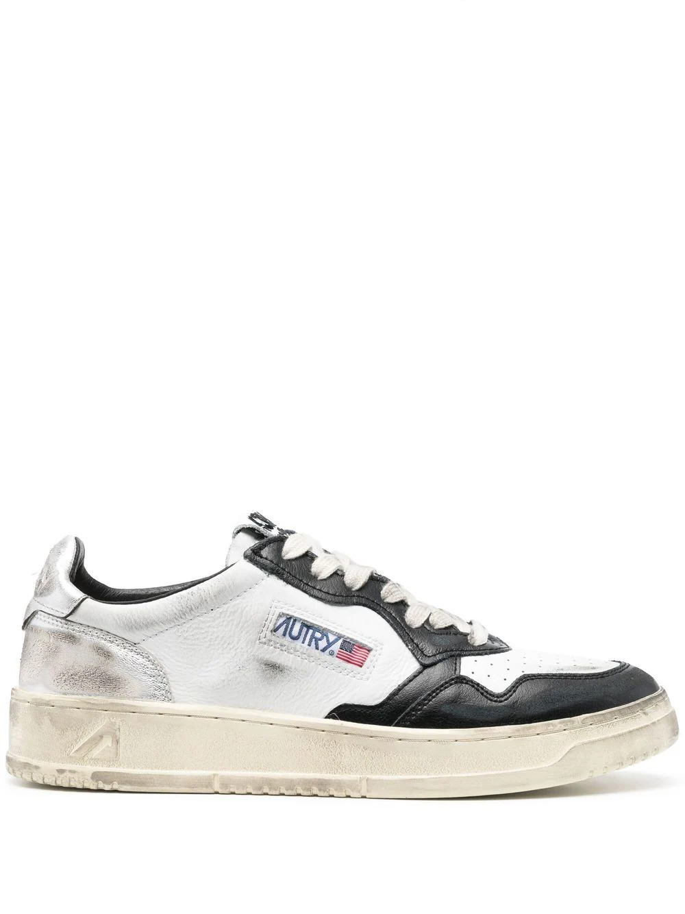 Sneakers AUTRY Blanc/Noir/Argent