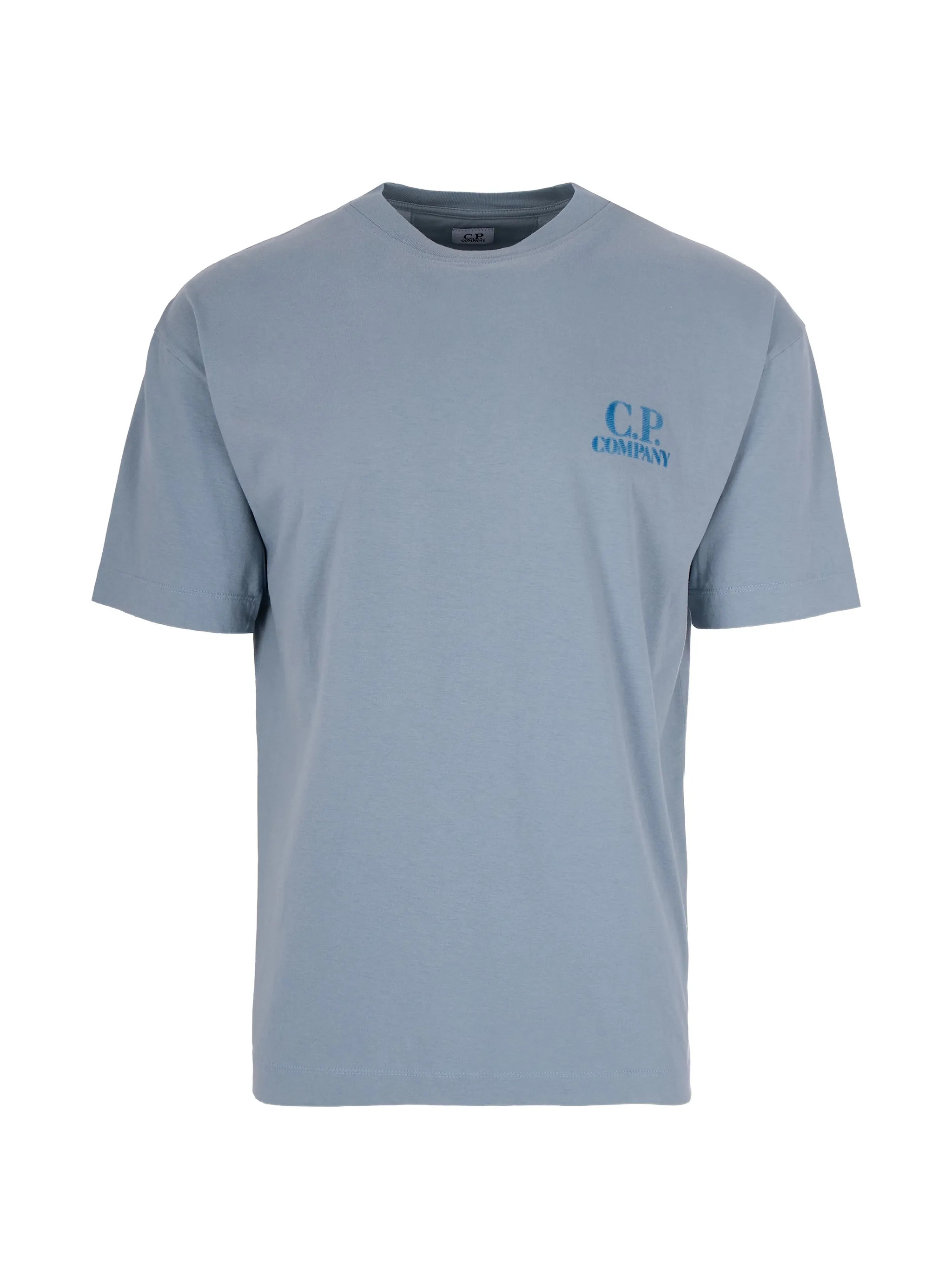 T-Shirt CP COMPANY Bleu Argent